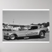  slede - Chevy Monza Funny Car Poster (Voorkant)