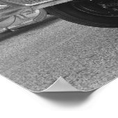  slede - Chevy Nomad Gasser - Rolling Stone Poster (Hoek)