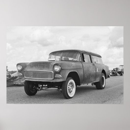  slede - Chevy Nomad Gasser - Rolling Stone Poster (Voorkant)