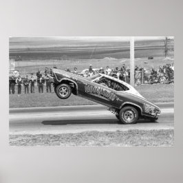  slede - onshot Chevelle Wheelstander Poster