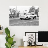 slede - "Wild Cargo" Chevy Nova Funny car Poster (Thuiskantoor)