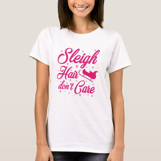 Sledehaar Maakt Niet Uit T-shirt (Voorkant)