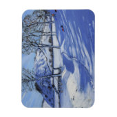 Sledging Derbyshire Peak District 2012 Magneet (Verticaal)