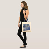 Sledging Derbyshire Peak District 2012 Tote Bag (Voorkant (model))