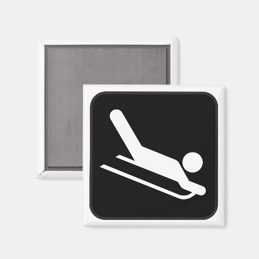 Sleding Symbool Magnet (Voorkant / Achterkant)