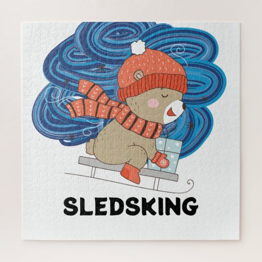 Sledsking legpuzzel (Verticaal)