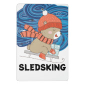 Sledsking mini klembord (Achterkant)