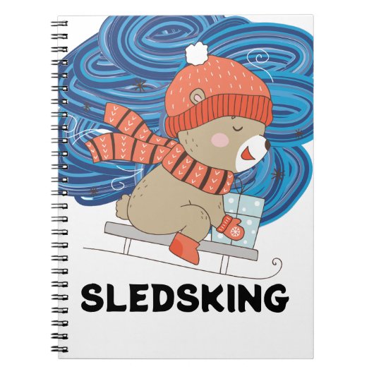 Sledsking Personaliseren Notitieboek (Voorkant)