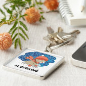 Sledsking sleutelhanger (Zijkant)