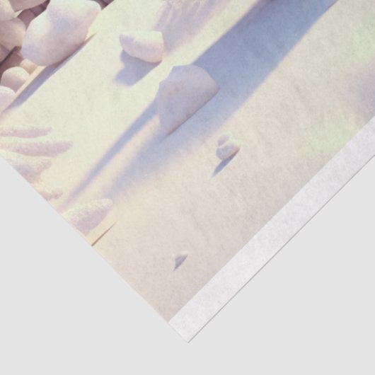 Slee in Sneeuw 1 Decoupage Papier (Detail)