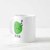 Slee-pea Grappige Sleeping Pea Pun Koffiemok (Voorkant links)