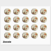  slee rit Christmas_sticker Ronde Sticker (Vel)