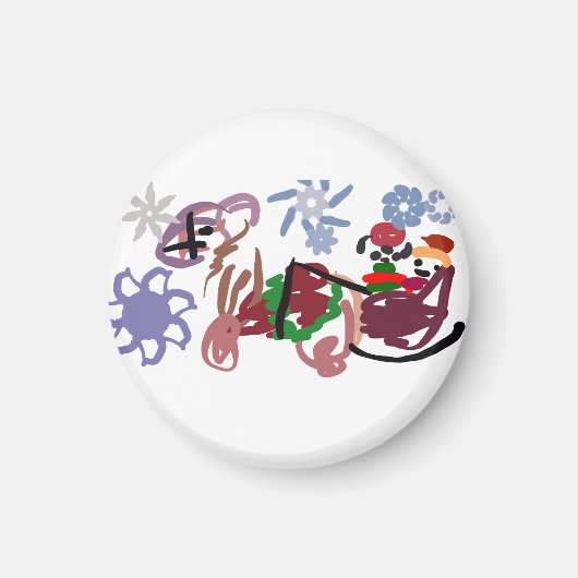 slee winter magneet (Voorkant)