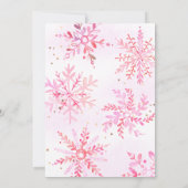 sleeën verjaardagsfeestuitnodiging kaart (Achterkant)