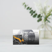 Sleehendel | Bouwvoertuig | Eigenschappen Visitekaartje (Staand voorkant)