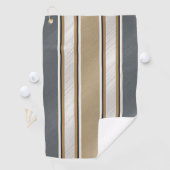 Sleek and Modern Stripe Pattern Golfhanddoek (Insitu)