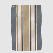 Sleek and Modern Stripe Pattern Golfhanddoek (Voorkant)