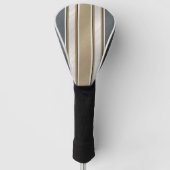 Sleek and Modern Stripe Pattern Golfheadcover (Voorkant)