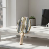 Sleek and Modern Stripe Pattern Tafeltennisbatje