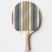 Sleek and Modern Stripe Pattern Tafeltennisbatje (Voorkant)