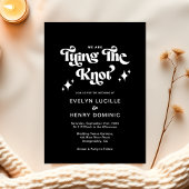 Sleek Back Retro We zijn het binden van de knoop b Kaart