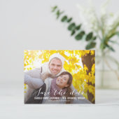 SLEEK Briefkaart Save the Date (Staand voorkant)