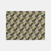 Sleek Congo-Afrikaanse grijze papegaai Fleece Deken (Voorkant (Horizontaal))