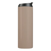 Sleek Cozy Cocoa Thermal Tumbler for Hot Drinks Thermosbeker (Gedraaid links)