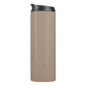 Sleek Cozy Cocoa Thermal Tumbler for Hot Drinks Thermosbeker (Geroteerd rechts)