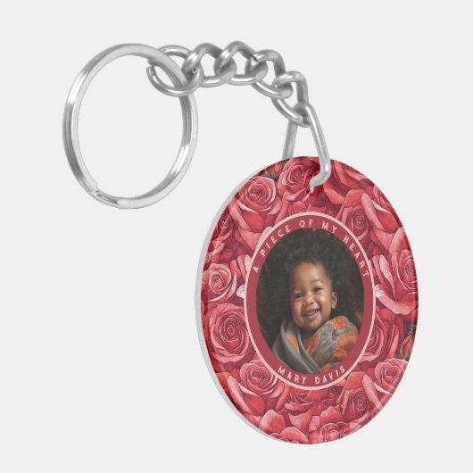 Sleek Fathers Day Ideas Rose Sleutelhanger (Voorkant Links)