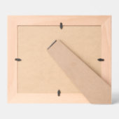 Sleek Geometric Checkerboard Motif Engraved Frame Gegraveerde Lijstjes (Achterkant)