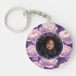 Sleek Gifts For Couples Rose Floral Sleutelhanger