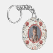 Sleek Gifts For Husband Rose Flower Sleutelhanger (Voorkant Links)