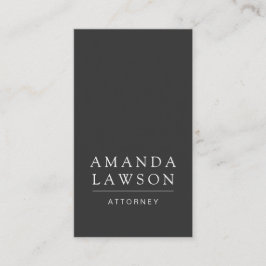 Sleek Grey (afspraak) Afsprakenkaartje