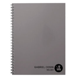 Sleek industriële lasapparatuur laslogboek notitieboek
