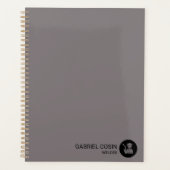 Sleek Industriële Rig Lasser Logboek Planner (Voorkant)
