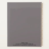 Sleek Industriële Rig Lasser Logboek Planner (Achterkant)