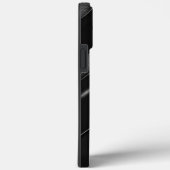 Sleek Monogrammed Black Chevron Case-Mate iPhone Case (Achterkant / Rechts)