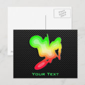 Sleek Motocross Whip Briefkaart (Voorkant / Achterkant)