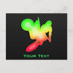 Sleek Motocross Whip Briefkaart