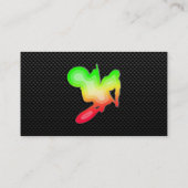 Sleek Motocross Whip Visitekaartje (Achterkant)