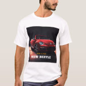 Sleek New Beetle Convertible T-Shirt (Voorkant)