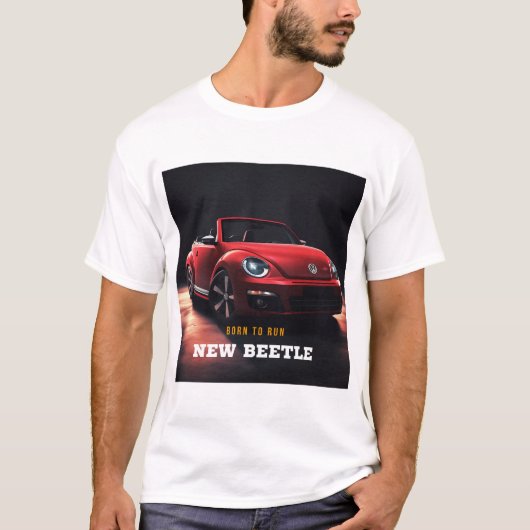 Sleek New Beetle Convertible T-Shirt (Voorkant)