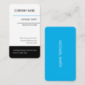 Sleek Professional Business Card Visitekaartje (Voorkant / Achterkant)