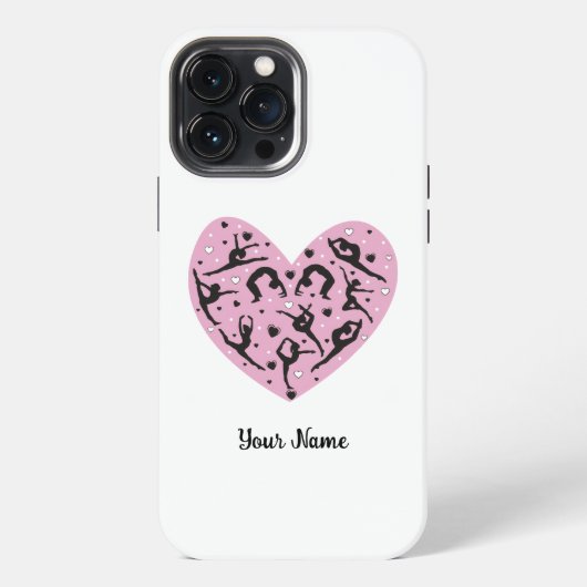 Sleek Rhythmic Gymnastics Personalized Phone Case iPhone Hoesje (Achterkant)