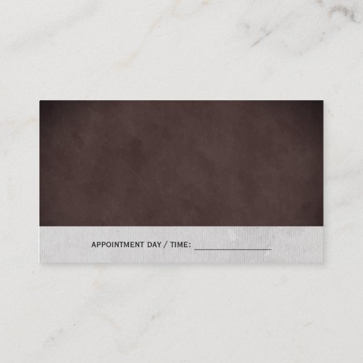 Sleek Textuur Salon Scharen Visitekaartje (Achterkant)