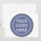 Sleek, verfijnd en gepersonaliseerd kaart (Voorkant / Achterkant)