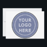 Sleek, Verfijnd & Gepersonaliseerd Kaart<br><div class="desc">Dit ontwerp is voor iedereen toegankelijk. Voel je vrij om het logo,  afbeeldingen,  tekst en kleuren aan te passen aan je voorkeuren. Hartelijk dank.</div>