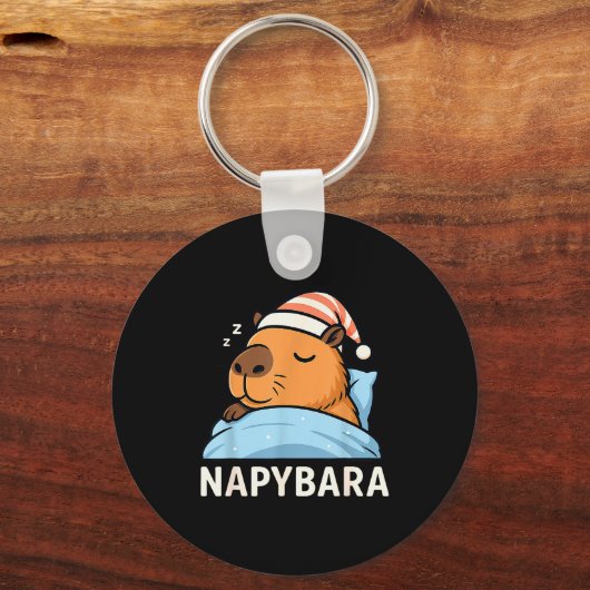 Sleeng Capybara Napybara Sleepshirt Pajamas Boys G Sleutelhanger (Voorkant)