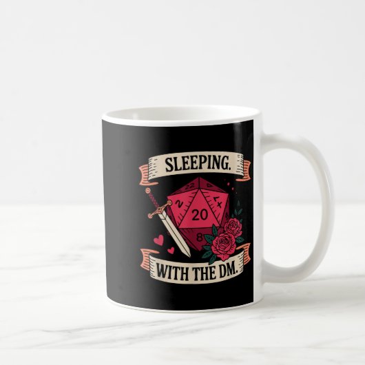 Sleeng. Met De Dm. Grappig Ontwerp Koffiemok (Rechts)